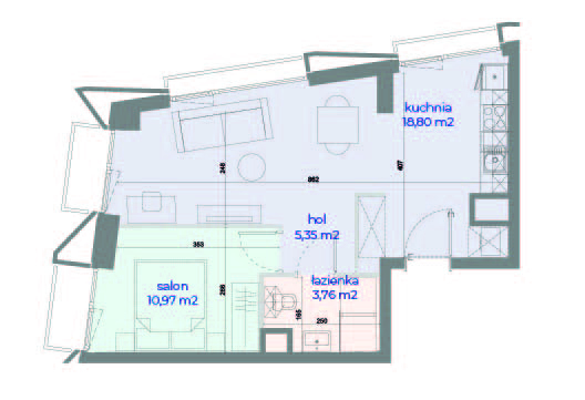 Mieszkanie nr 158 w Browarach Warszawskich