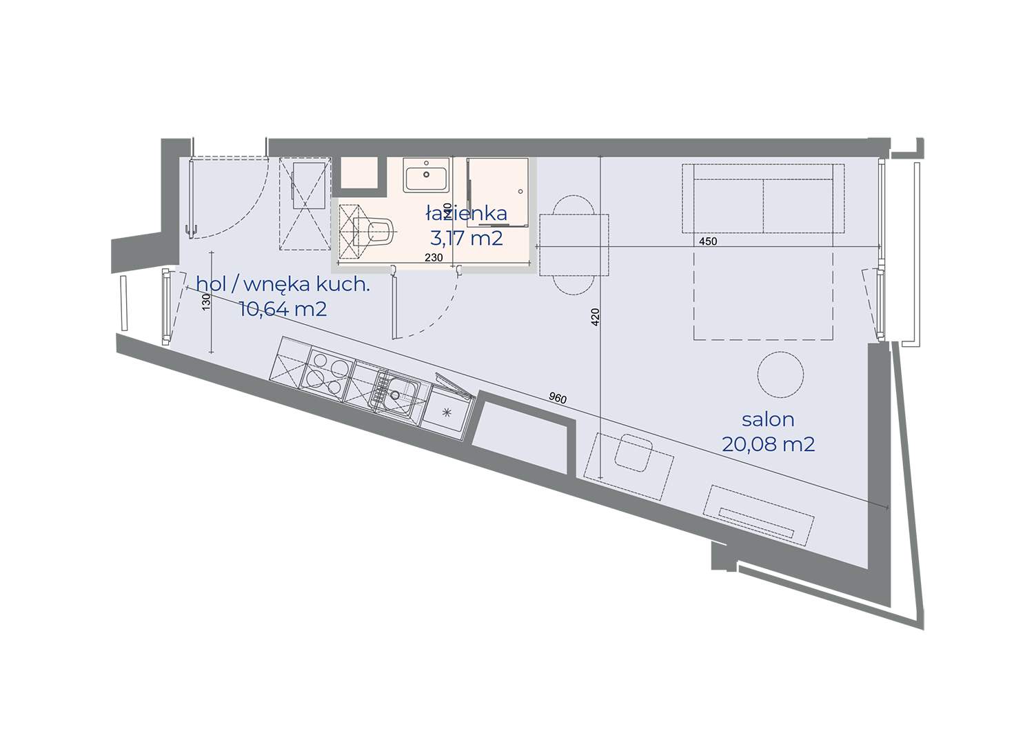 Mieszkanie nr 295 w Kępie Mieszczańskiej we Wrocławiu