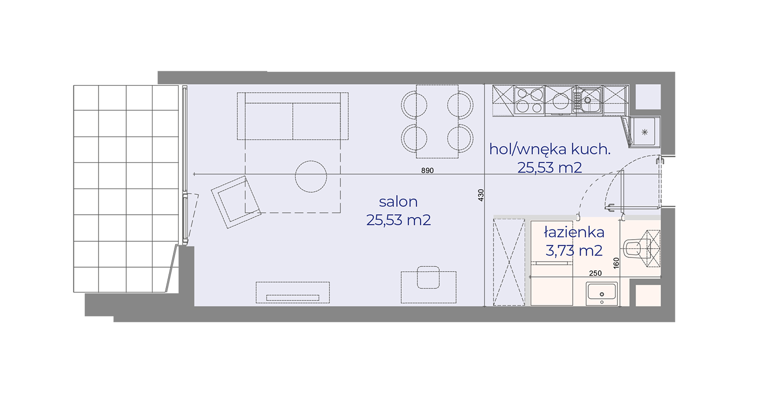 Mieszkanie nr 3 w Browarach Warszawskich