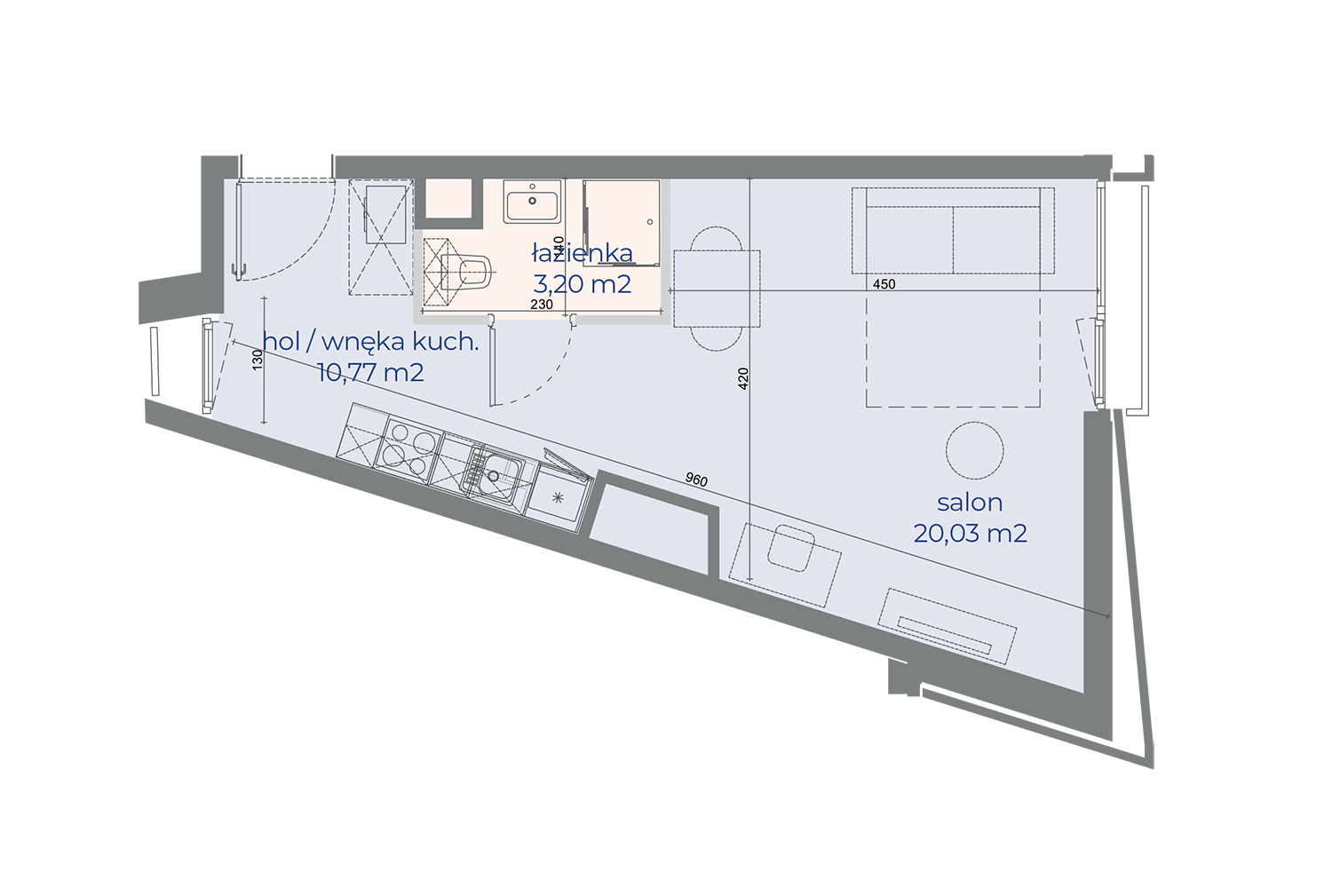Mieszkanie nr 305 w Browarach Warszawskich