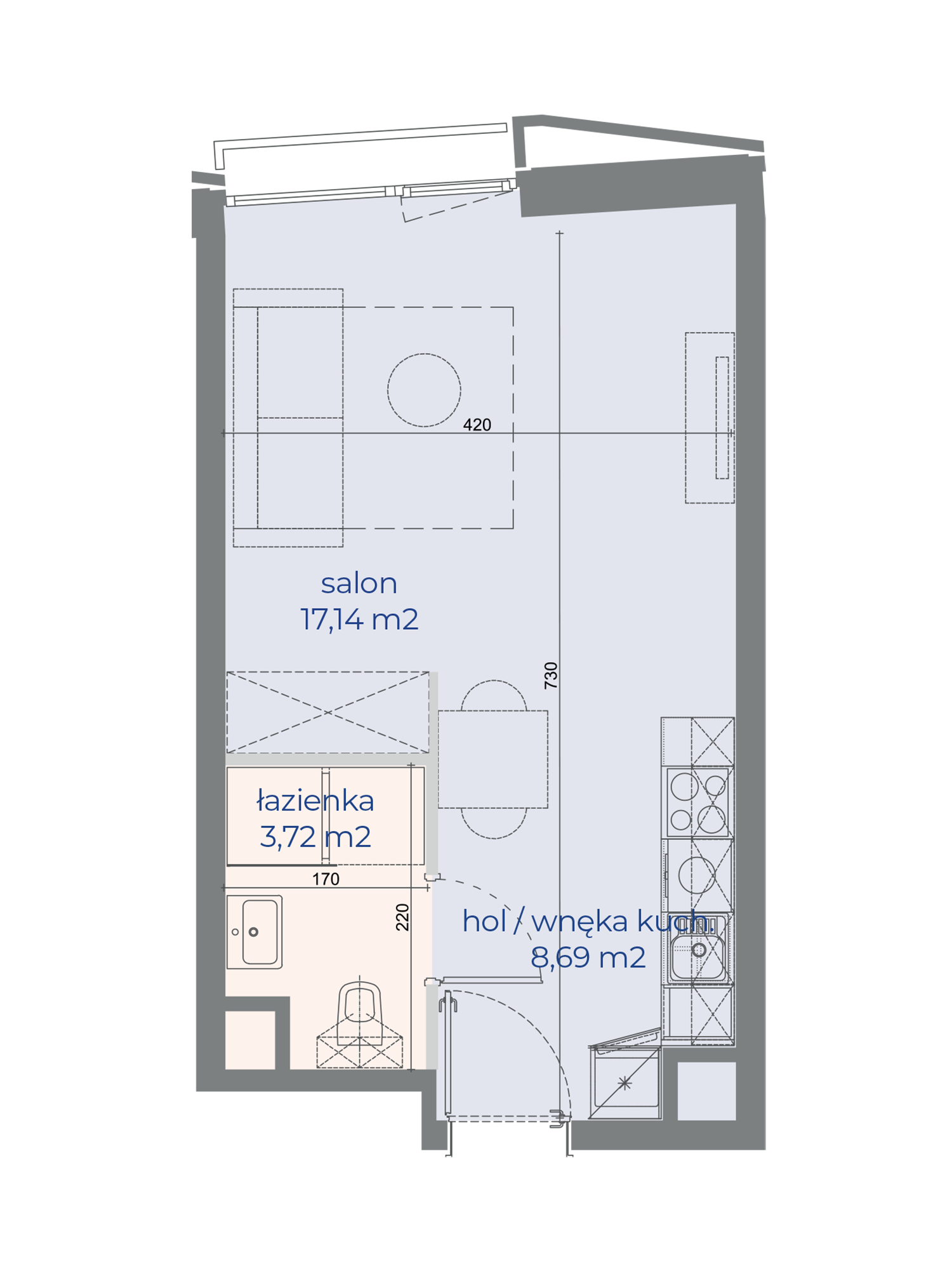 Mieszkanie nr 336 w Browarach Warszawskich