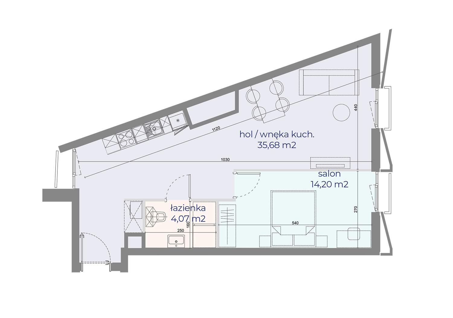 Mieszkanie nr 34 w Browarach Warszawskich