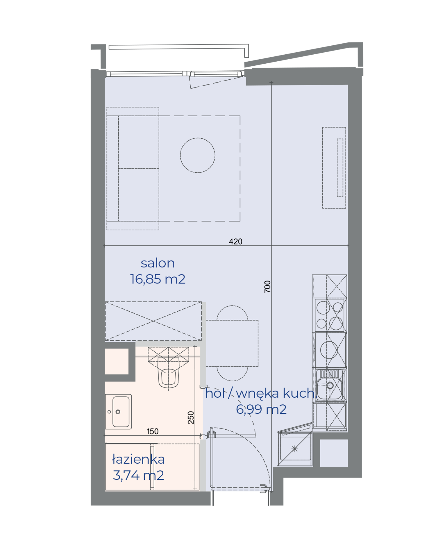 Mieszkanie nr 342 w Browarach Warszawskich