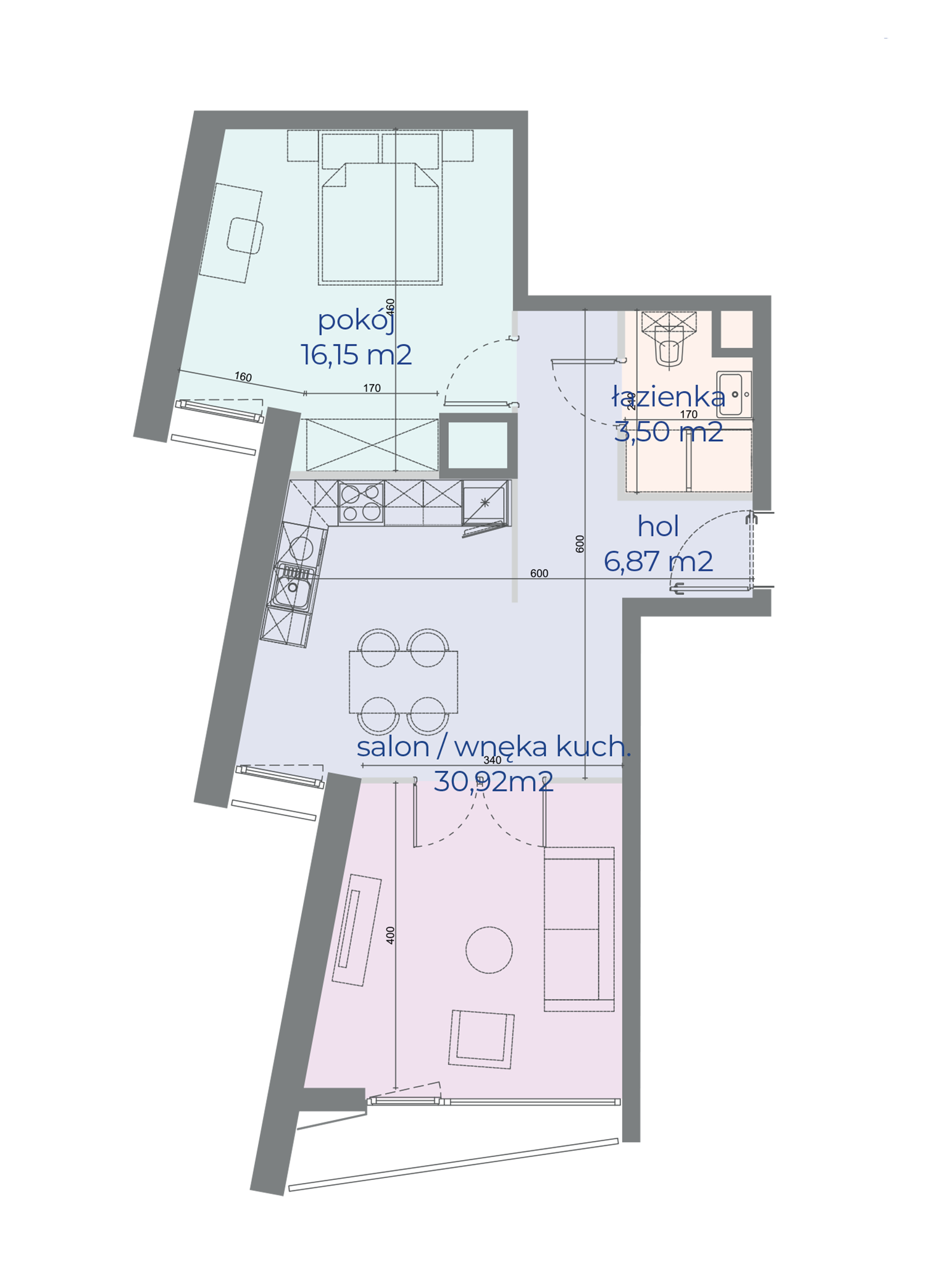 Mieszkanie nr 347 w Browarach Warszawskich