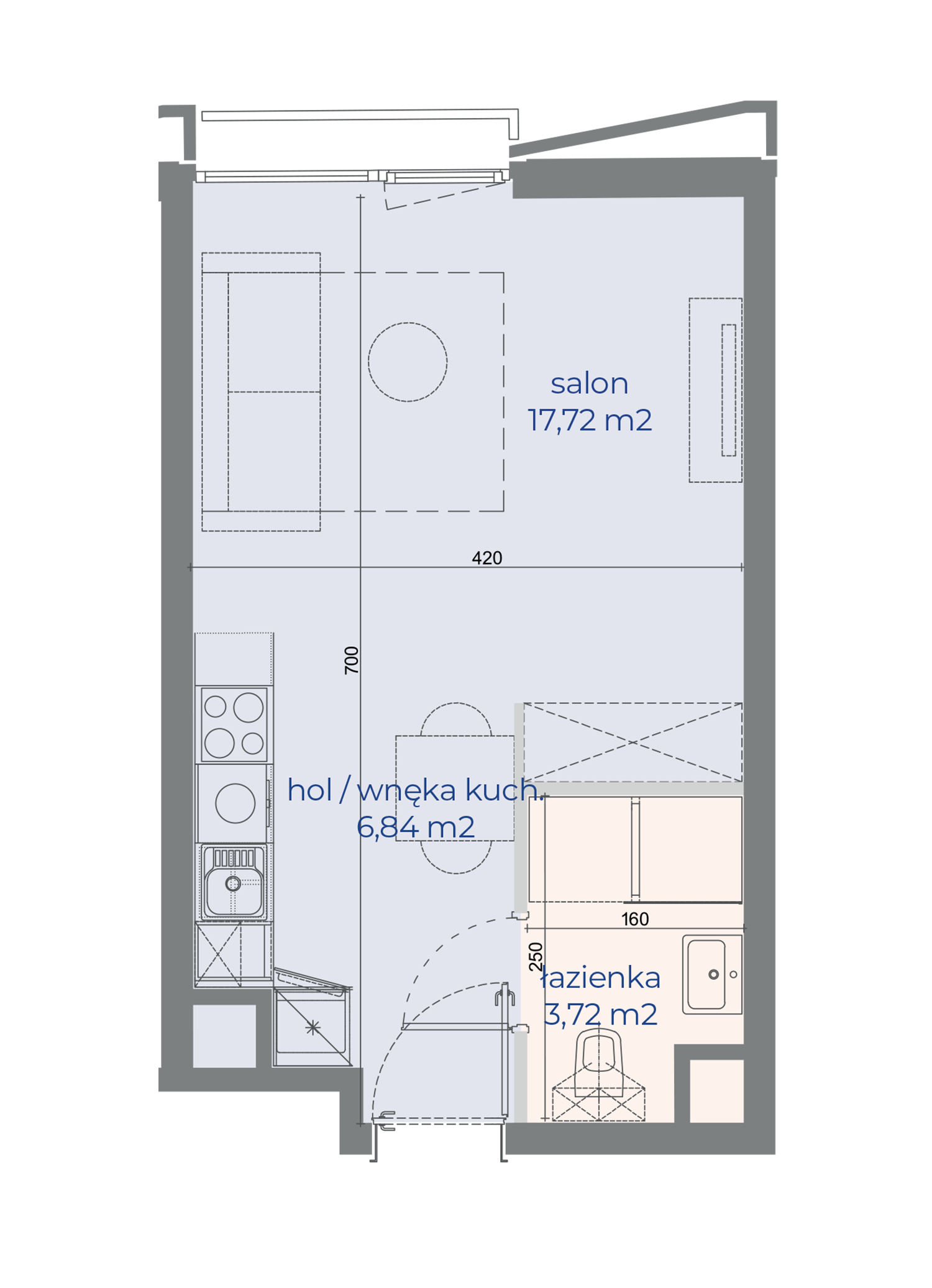 Mieszkanie nr 351 w Browarach Warszawskich