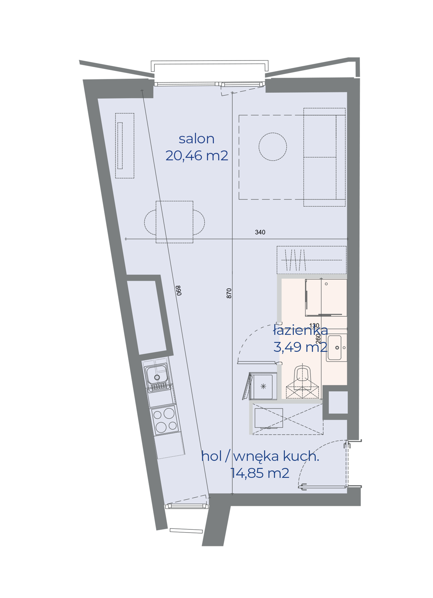 Mieszkanie nr 372 w Browarach Warszawskich