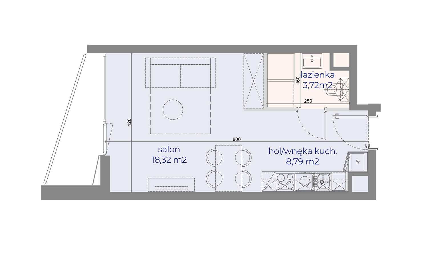 Mieszkanie nr 4 w Browarach Warszawskich