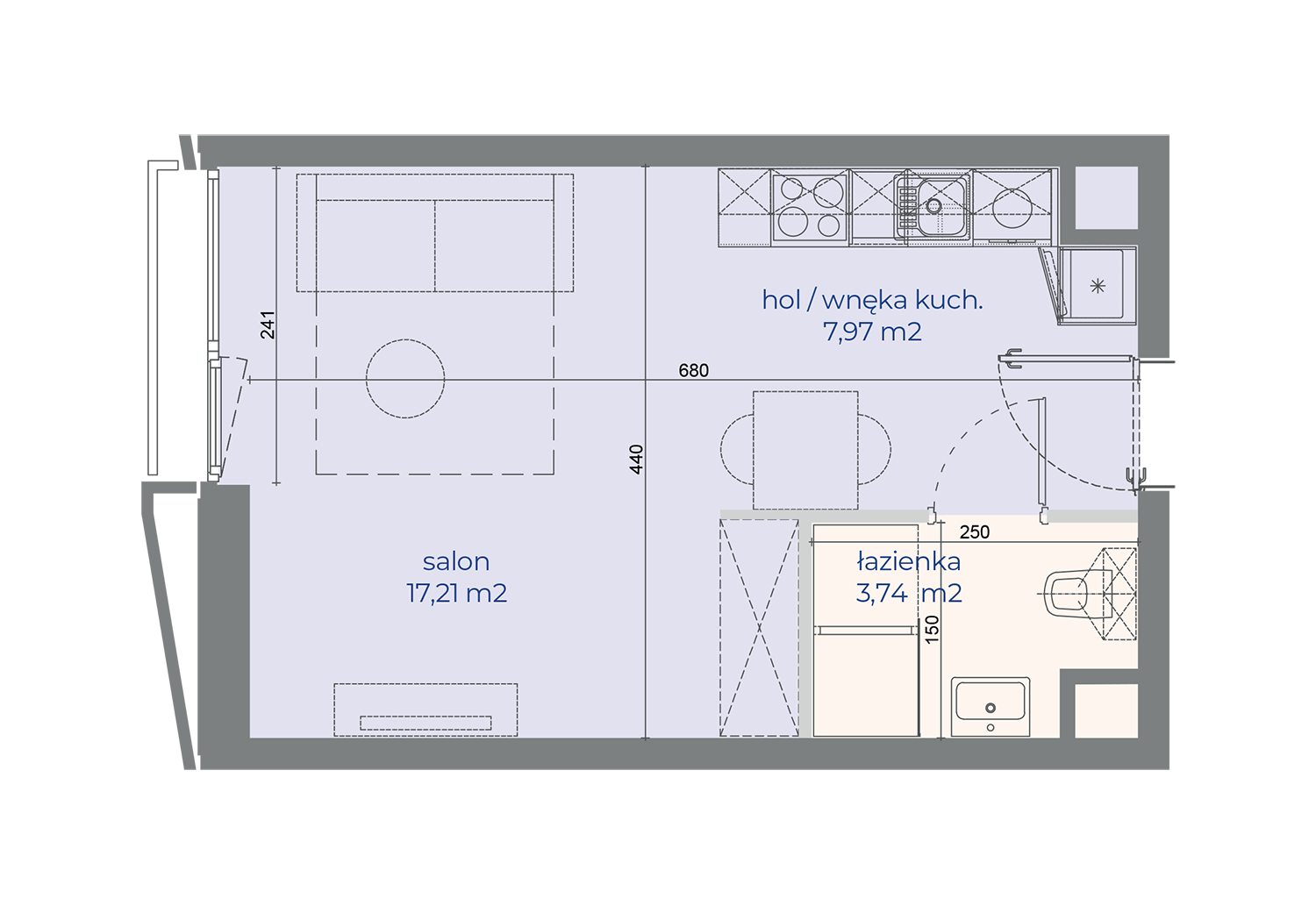 Mieszkanie nr 430 w Browarach Warszawskich