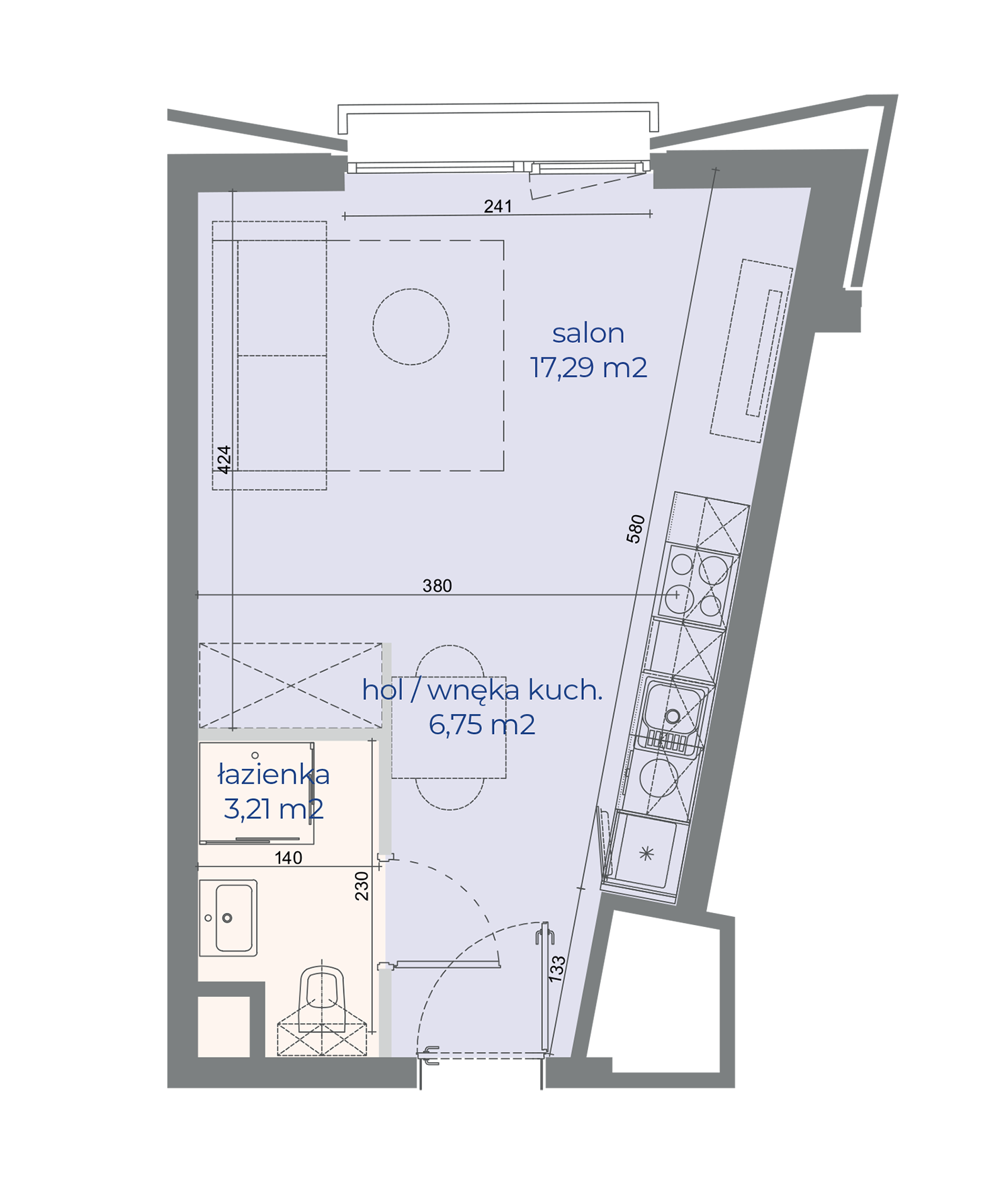 Mieszkanie nr 438 w Browarach Warszawskich