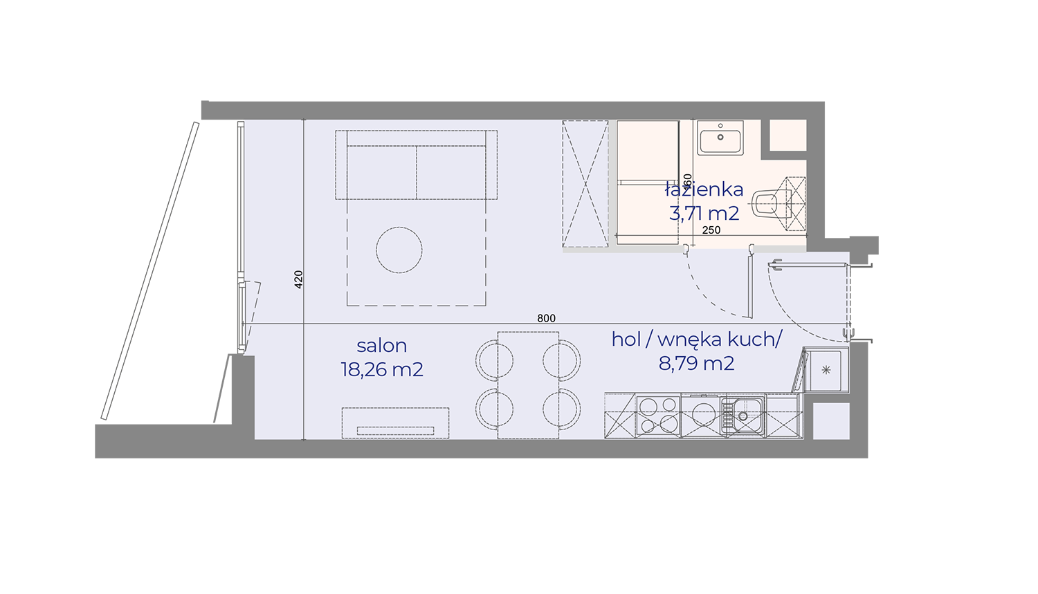 Mieszkanie nr 44 w Browarach Warszawskich