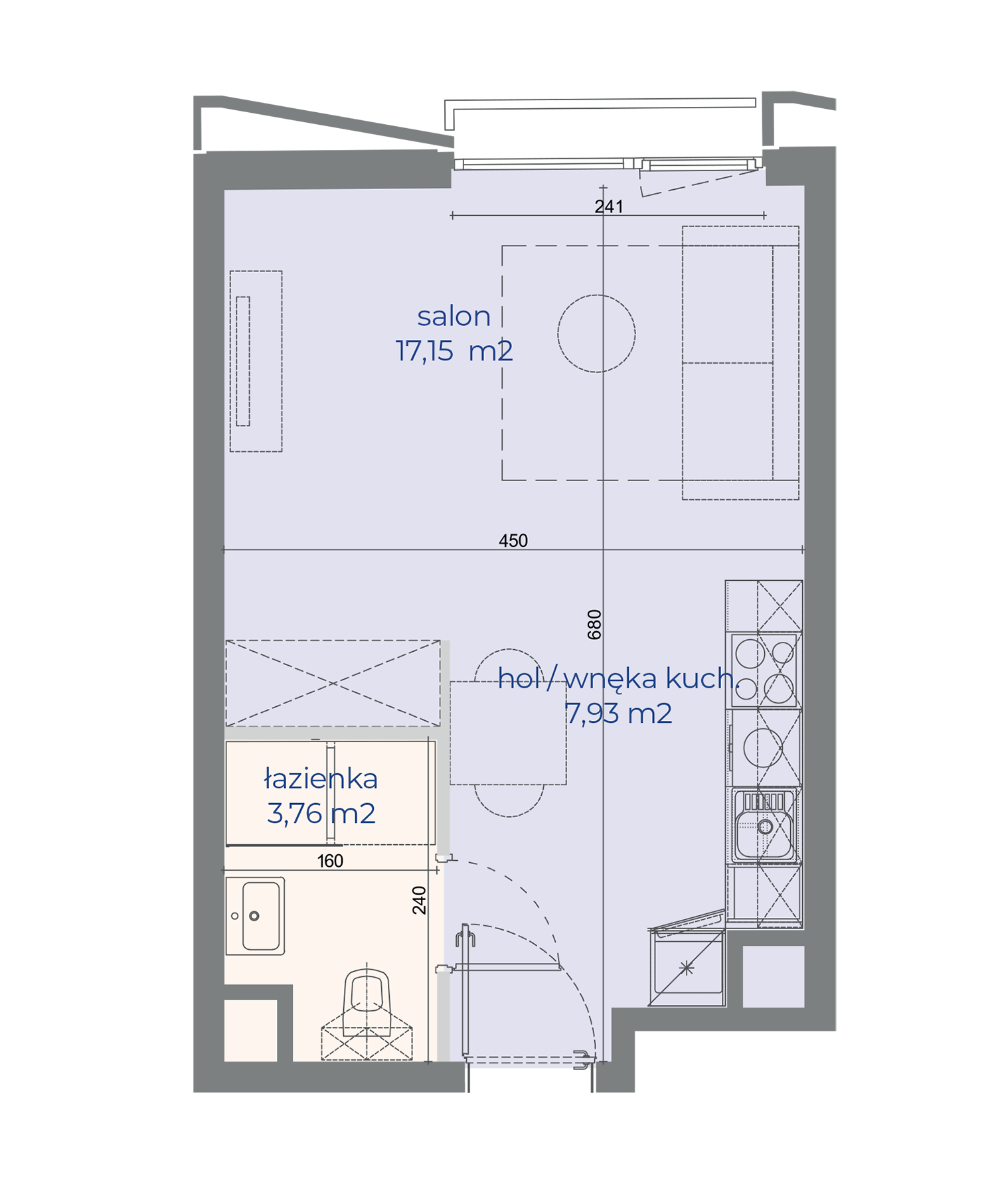 Mieszkanie nr 444 w Browarach Warszawskich
