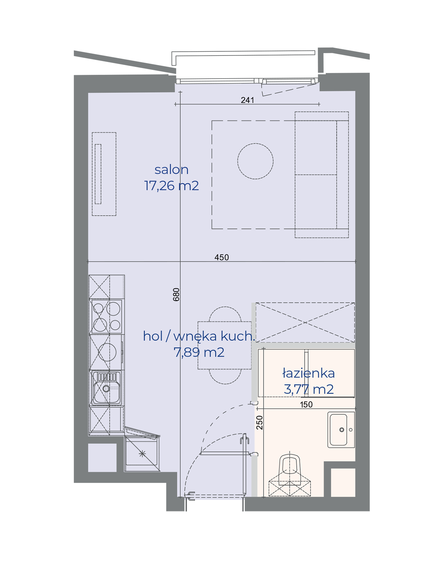 Mieszkanie nr 445 w Browarach Warszawskich