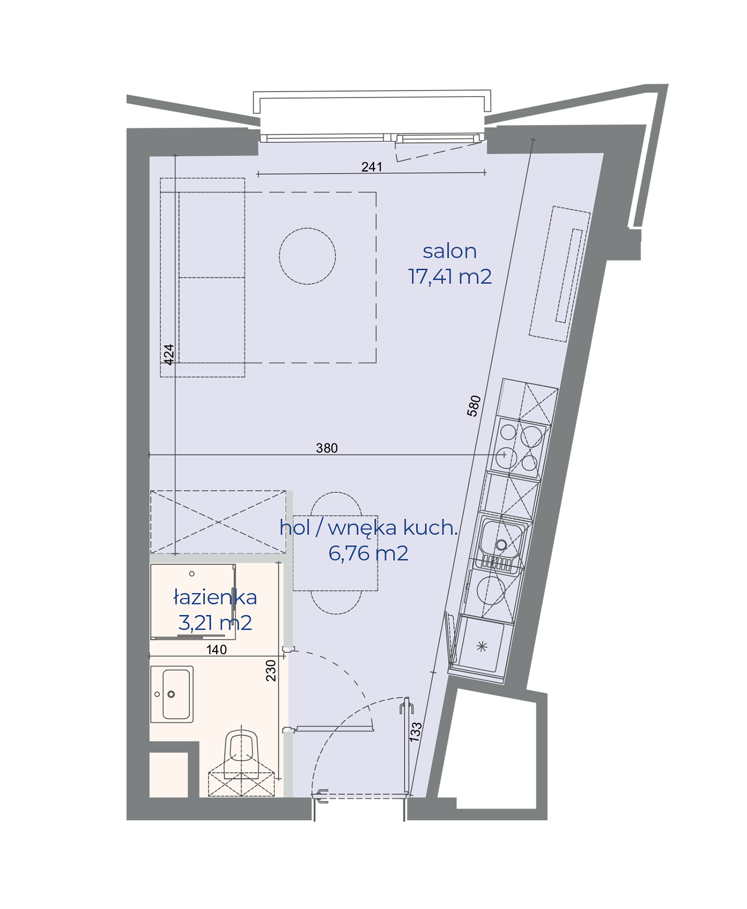 Mieszkanie nr 446 w Browarach Warszawskich