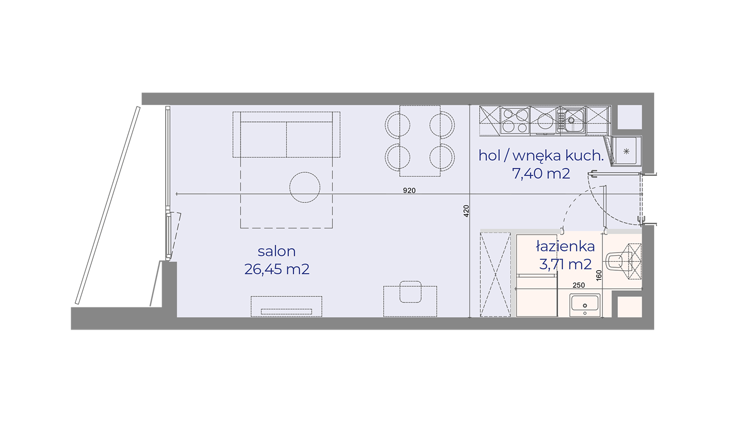 Mieszkanie nr 45 w Browarach Warszawskich