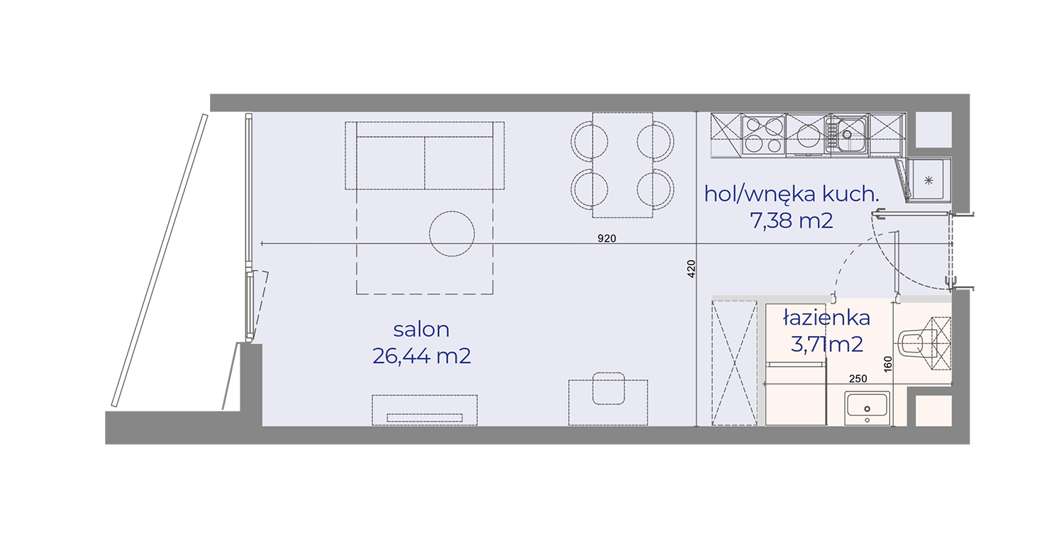 Mieszkanie nr 5 w Browarach Warszawskich