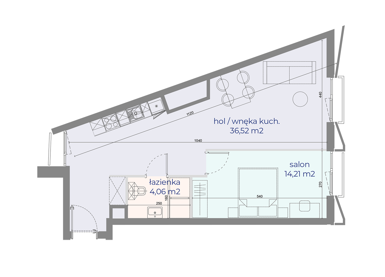 Mieszkanie nr 58 w Browarach Warszawskich
