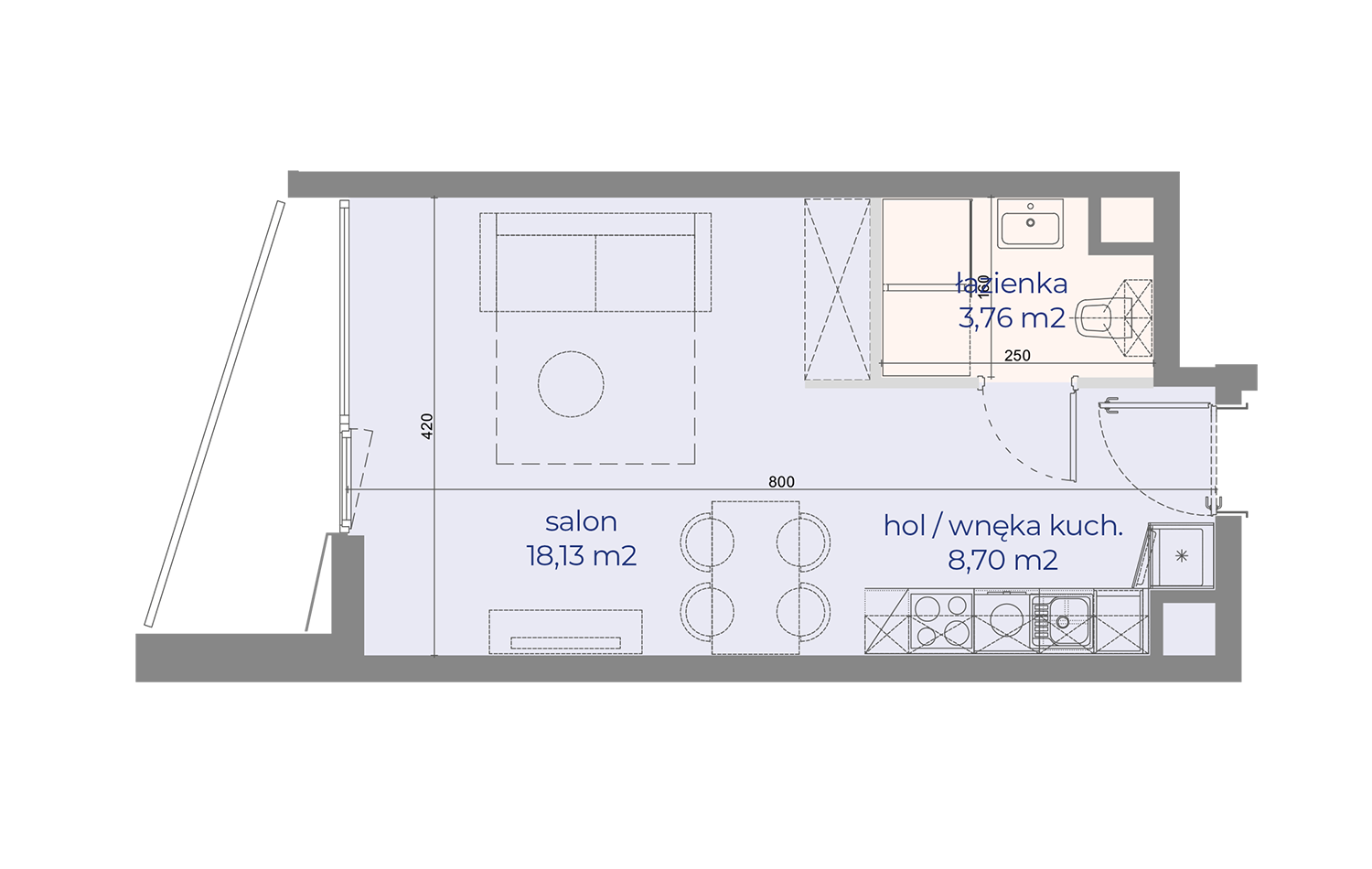 Mieszkanie nr 60 w Browarach Warszawskich