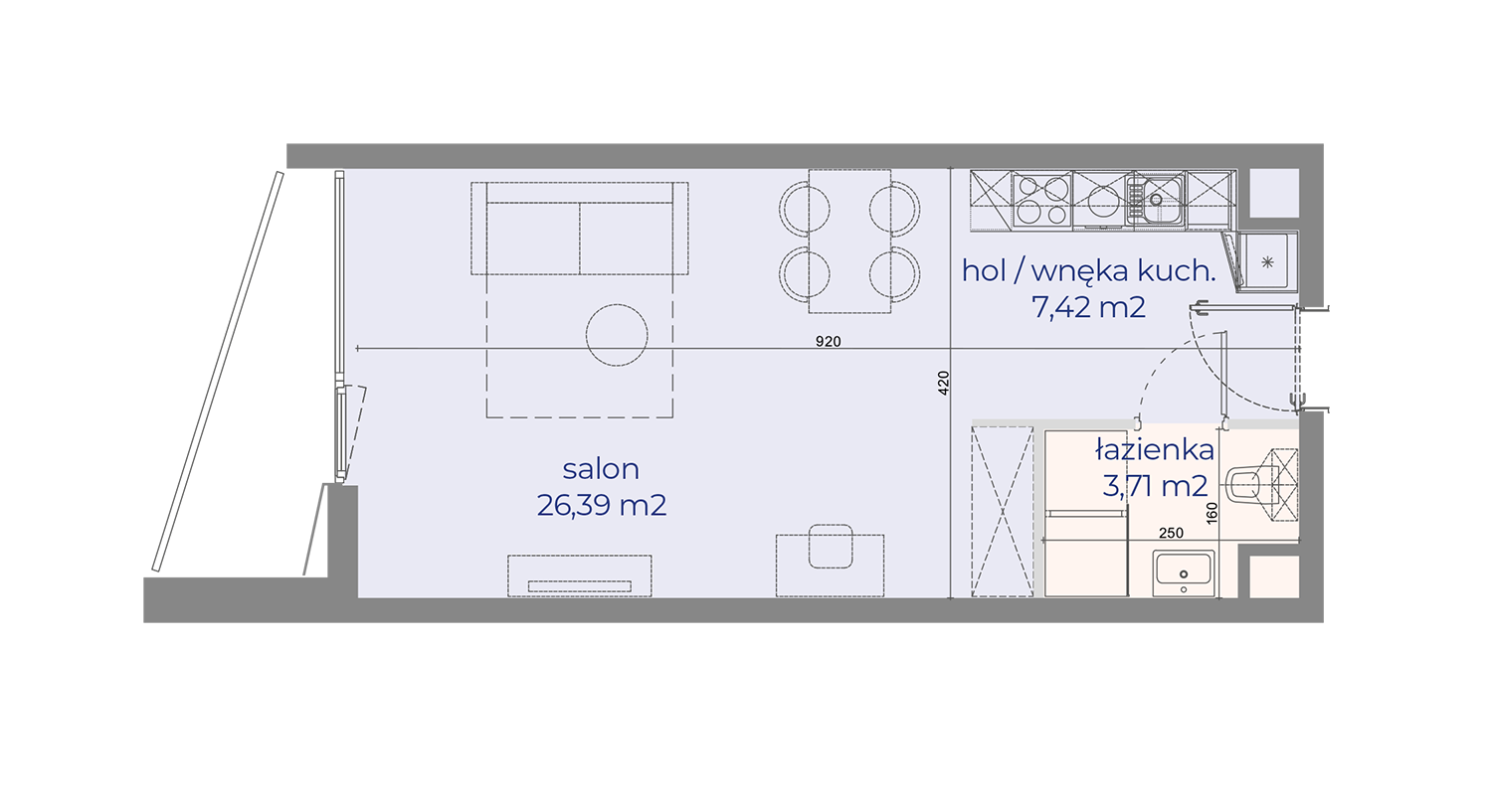 Mieszkanie nr 61 w Browarach Warszawskich