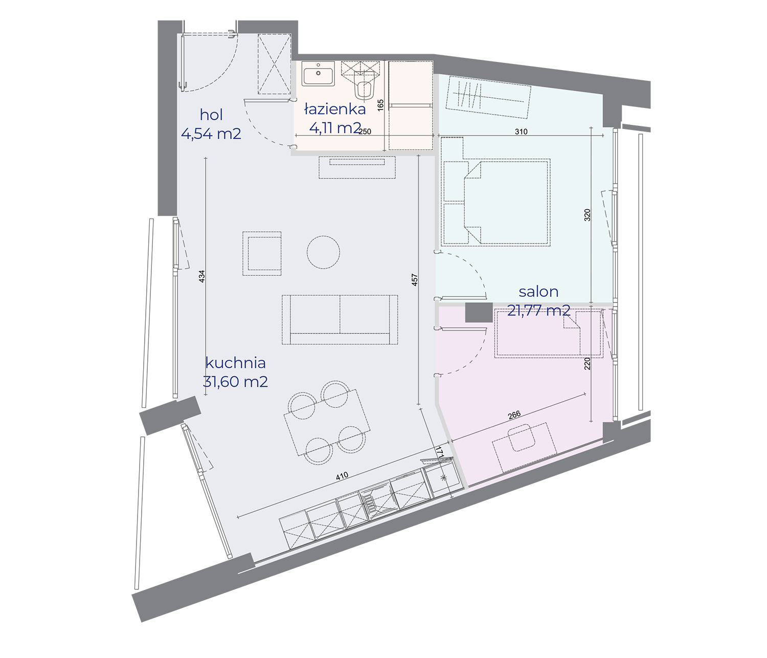 Mieszkanie nr 89 w Browarach Warszawskich